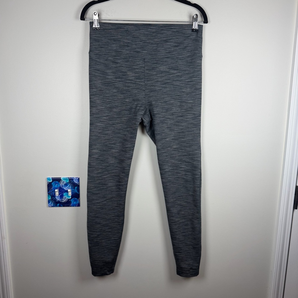 Outdoor Voices Gray Space Dye High Waisted Freeform Leggings Large Workout Gym